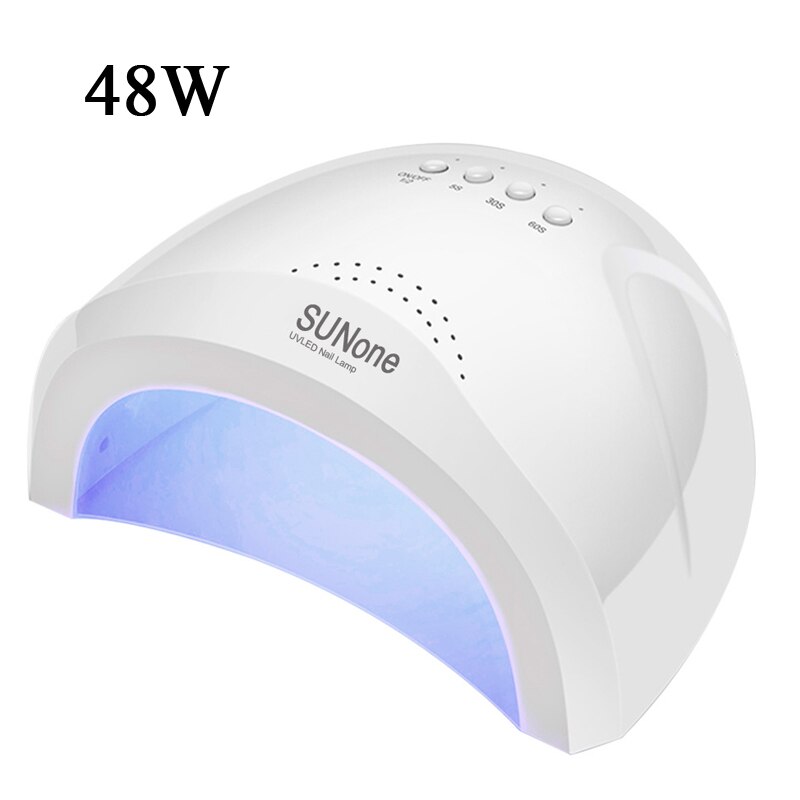 48 W/36 W Usb Nail Lamp Led Uv Gel Nagel Droger Ijs Hybrid Lamp Voor Nagels Gel Drogen manicure Polish: 48W-white