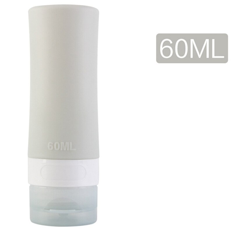 Silikonowe przenośne kobiety mężczyźni pakowanie na podróż butelka na balsam szampon wanna pojemnik na kosmetyki torba: GY2 60ml