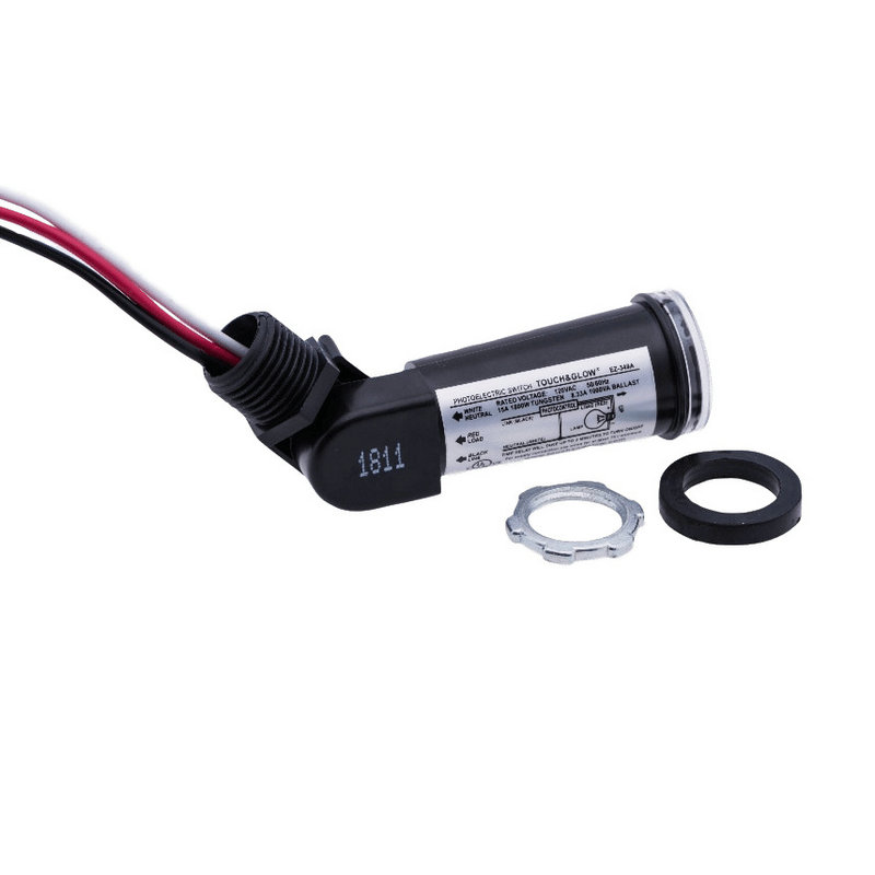 1pcs Photocell Sensor LED Dawn Outdoor Swivel Photo Cell Light Control Photocell Sensor 120-220V Anti-corrosion and Anti-aging