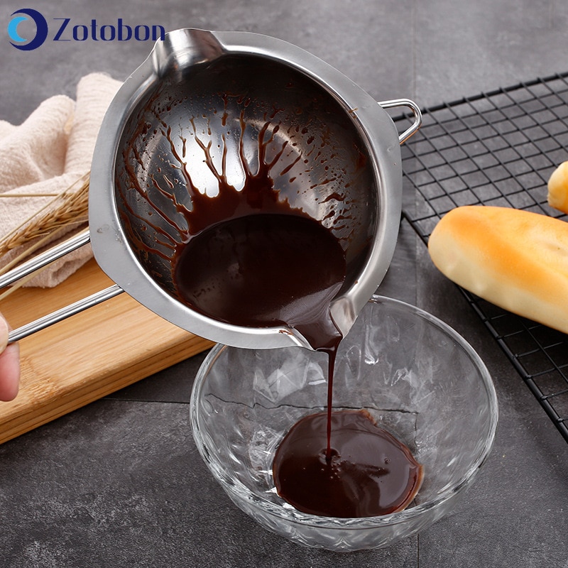 Zotobon non-stick panna mjölkgryta smör choklad smält värmegryta varmare panna liten kastrull ostgryta med hällpipar  h77