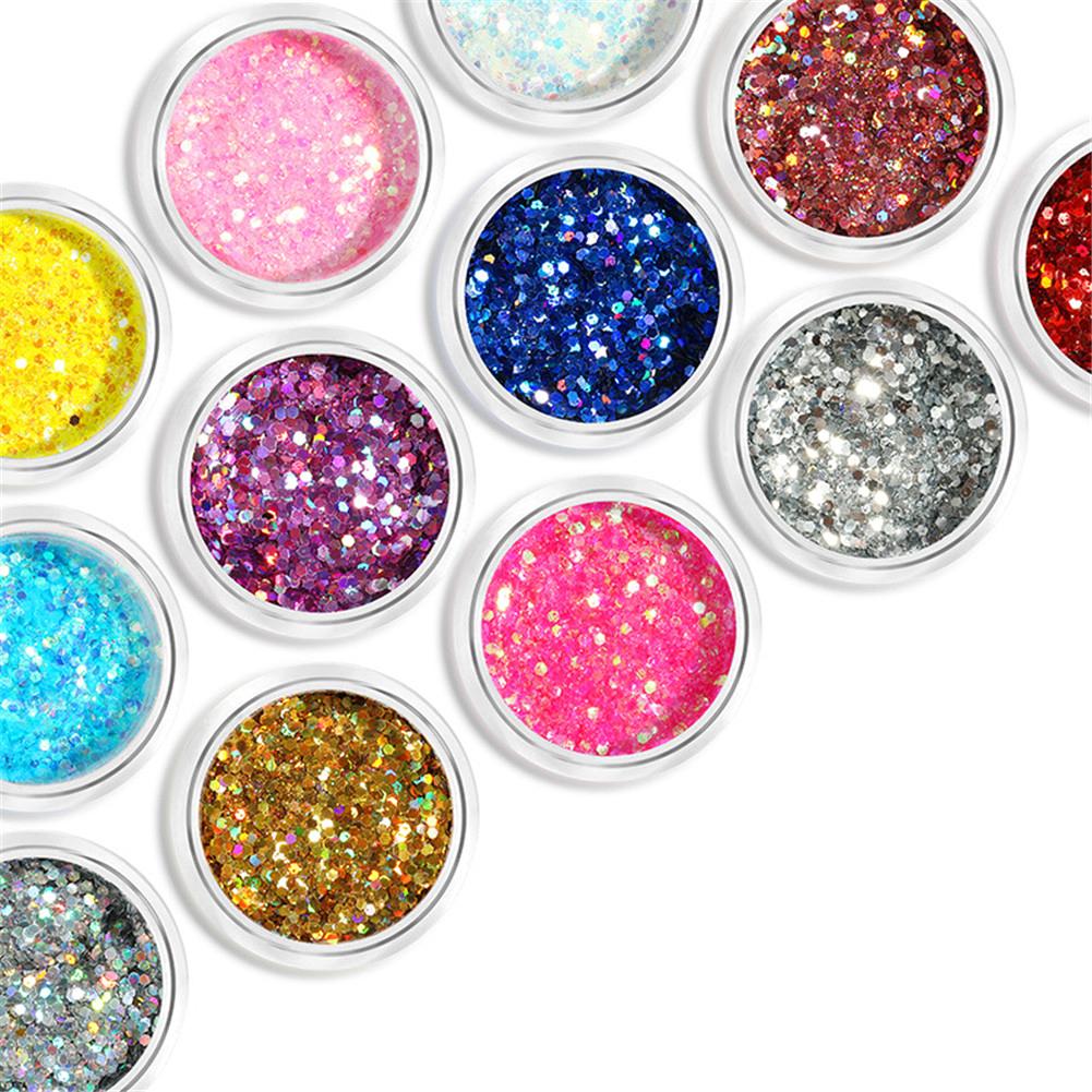 1 stuk nagel glinsterende pailletten nagelaccessoires patch gradiënt kleurrijke pailletten voor nail art manicure decoratie