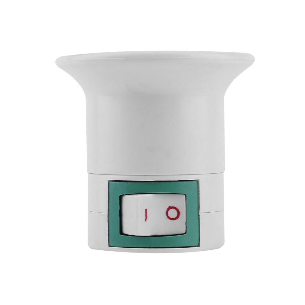 E27 super lampe lys stikkontakt  e27 stikkontakt lampe base us / eu stik lampestik med tænd / sluk-kontakt
