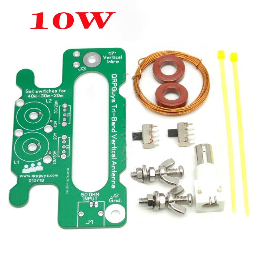 Antenne verticale Tri-bande Portable 10W, Kit de bricolage/produit fini