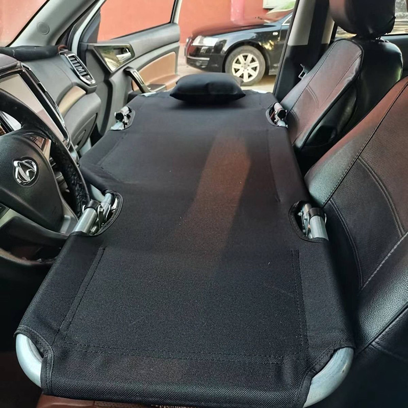 Opklapbaar autobed, draagbaar opklapbaar campingbed, multifunctioneel autobed, auto-accessoires: Wit