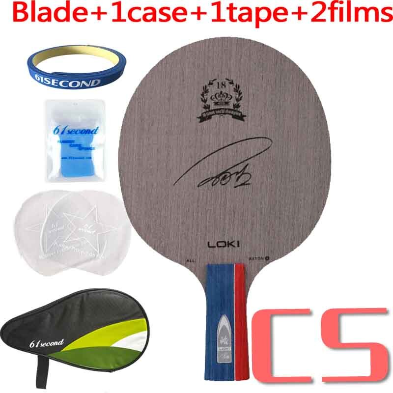 LOKI RXTON 1 Reinem Holz Tischtennis Klinge/ping pong klinge/tischtennis bat: CS with HM case