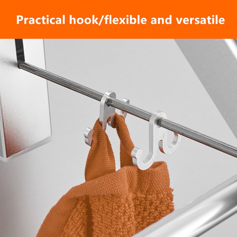 Colgador de ropa de pared plegable, tendedero telescópico para exterior, tendedero de ropa, varillas ajustables para balcón