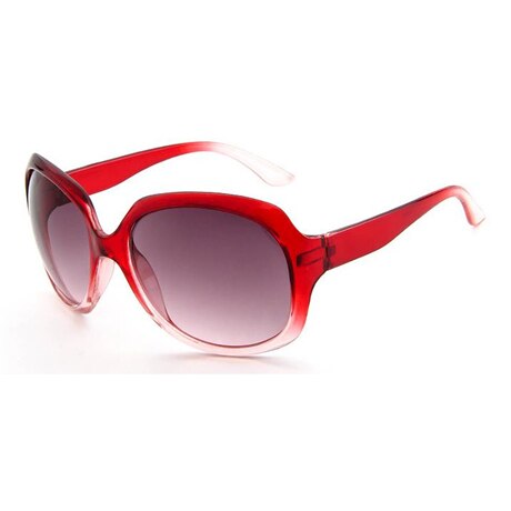 Gafas De Sol clásicas Retro para mujer, lentes De Sol femeninos con forma ovalada, a la: red