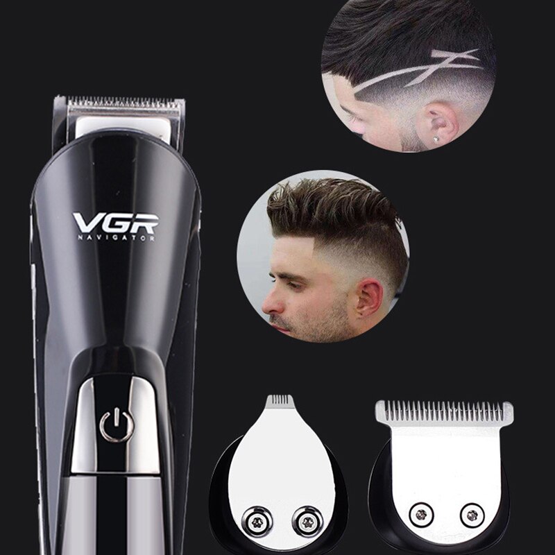 Vgr V-012 Professionele 6 In 1 Multifunctionele Tondeuse Trimmer Elektrische Baard Trimmer Borstel Oplaadbare Tondeuse Cut