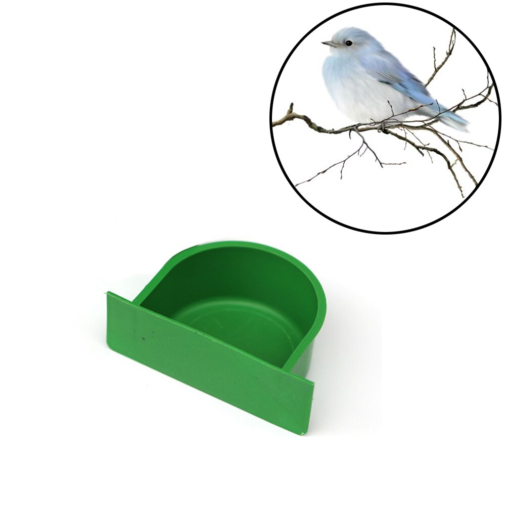 Semicircle Shape Cage Supplies Easy Clean Portable Food Containers Small Animals Home Garden Universal Free Standing Bird Feeder