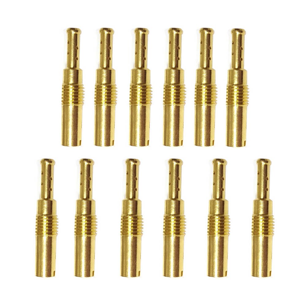 Carburador Pilot Jet de 12 Uds. De cobre para motocicleta Carb GY6 PWK Keihin