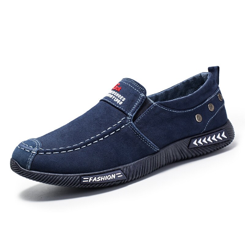 Remache genial zapatos de vaquero para hombre, zapatos de lona, zapatos planos para hombre, zapatillas , nuevos zapatos casuales de estilo suave y transpirable para hombre