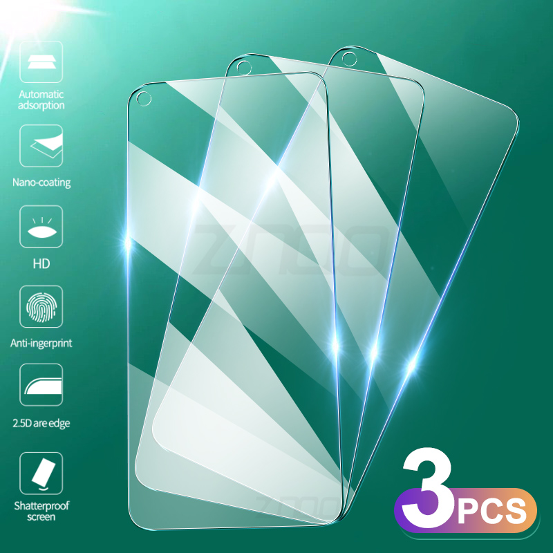 3 uds vidrio templado para Huawei Honor 30 30S 20 Pro Protector de pantalla para Huawei Honor View 30 Pro 10i 20s Lite vidrio Protector