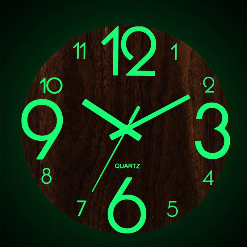 Horloge murale numérique suspendue en acrylique 3D, silencieuse, lumineuse, moderne bricolage avec chiffres numériques, pour bricolage