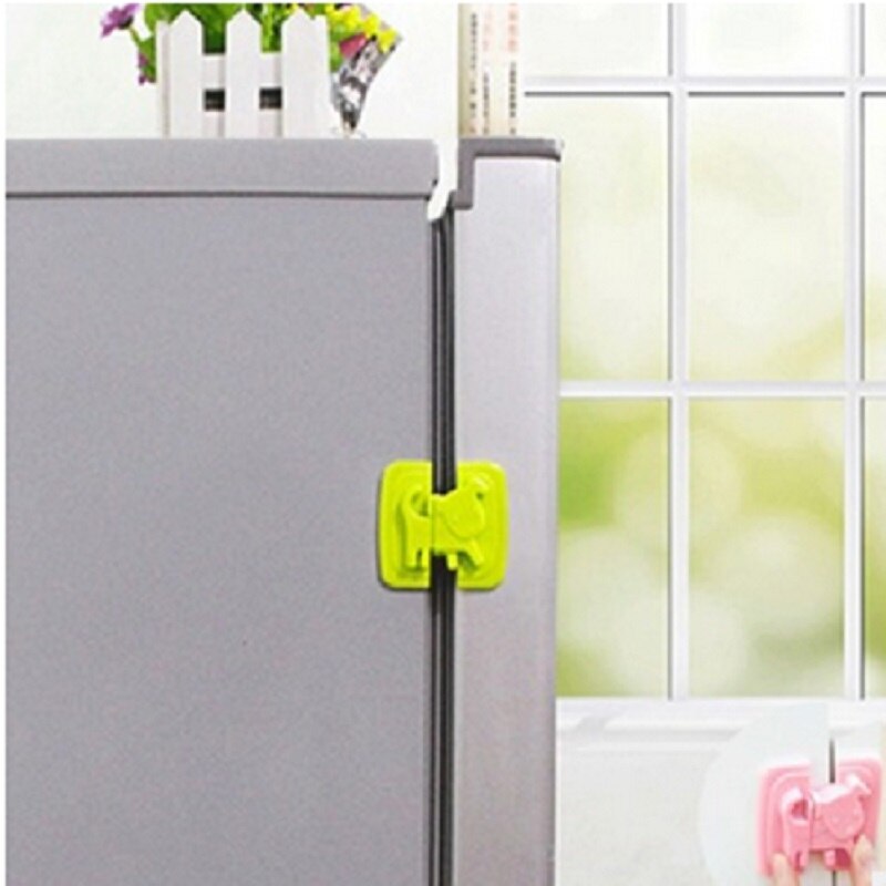 Cartoon Baby Safety Locks Cabinet Door Drawers Refrigerator Toilet Safety Plastic Locks For Child Kids Protection 1PCS