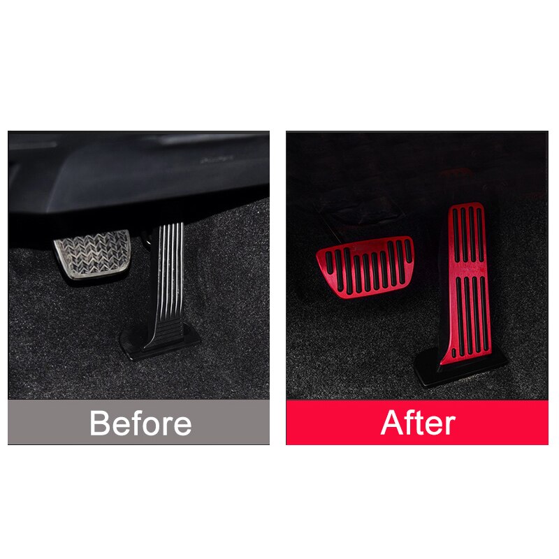 Auto Gaspedaal Gas Rem Voetsteun Pedalen Non Slip Pad Cover Case At Voor Toyota Camry 2006 Accessoires