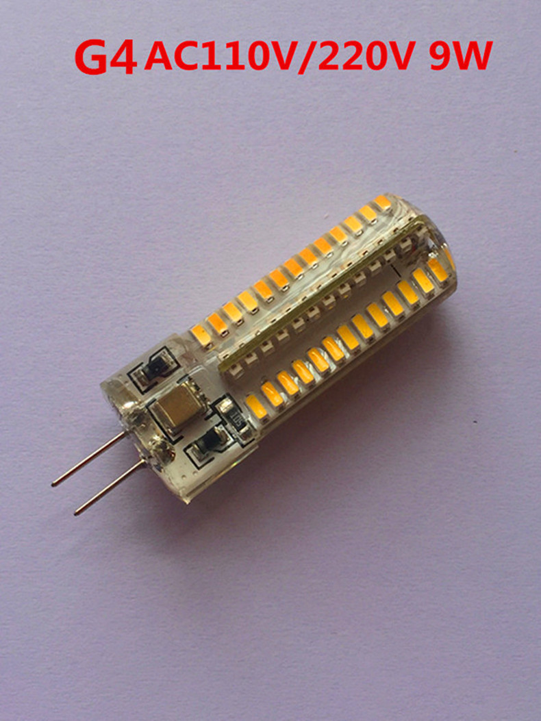 Led-pære smd 2835 3014 led  g4 g9 led-lampe 9w 10w 12w led-lys  dc12v ac220v 360 grader udskift halogenlampe