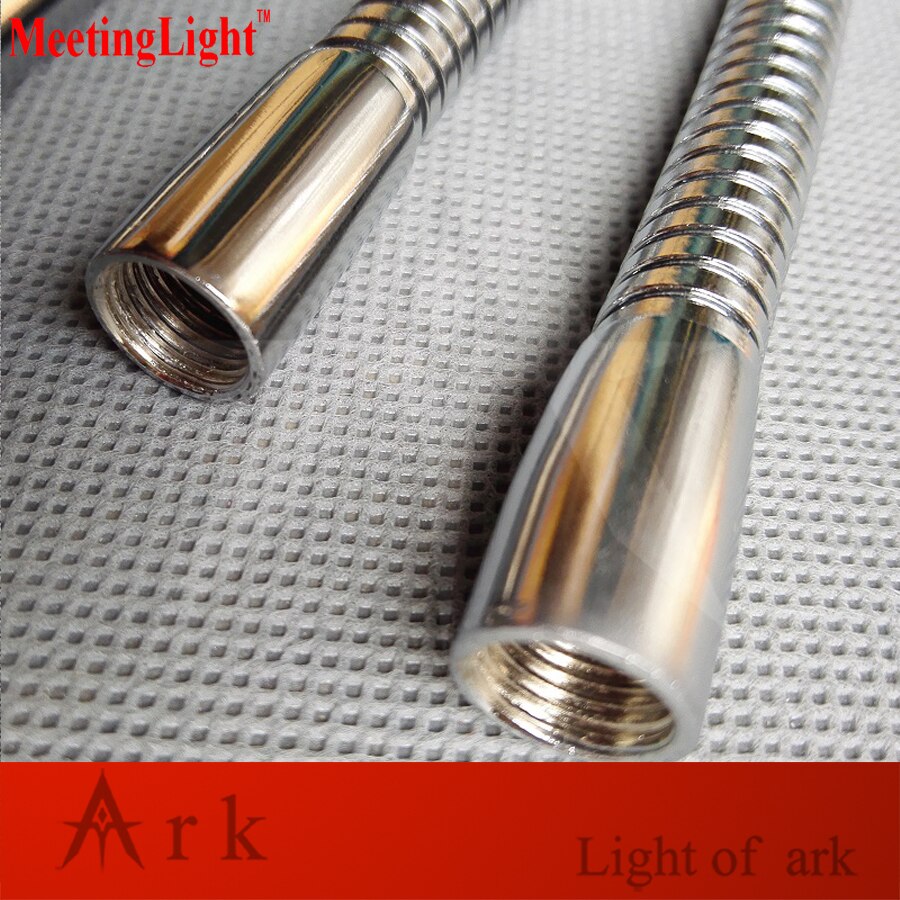 DIY 2pCS/lot m10 male screw +female thread Soft Light metal Flexible conduit metal gooseneck hose serpentine tube clamp lamp