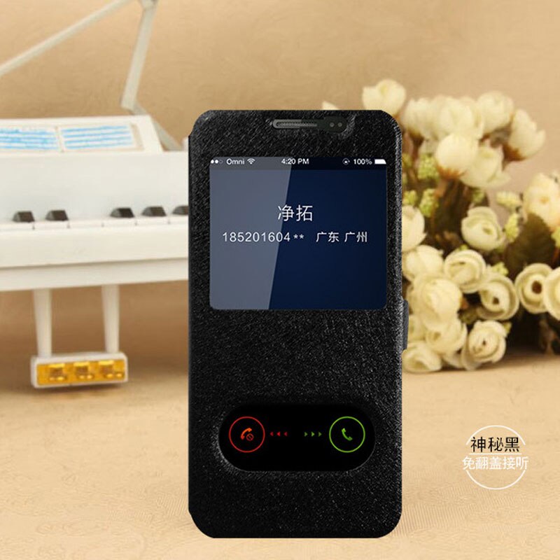 Für Coque Samsung J5 Fall View Fenster Flip Fall Für Samsung Galaxy J3 J5 J7 Pro Abdeckung Leder j330 J530 J730 Hoesje: J3 2017 J330 / Black