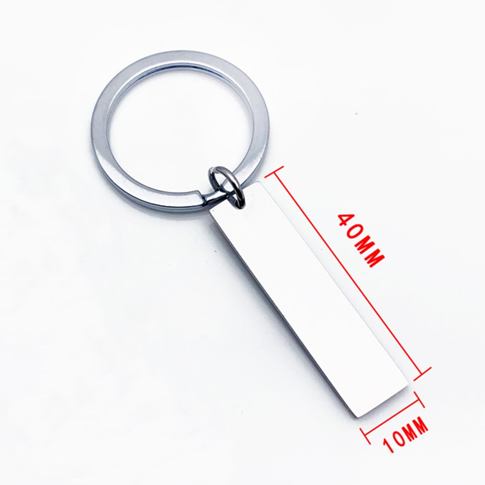 Paar Auto Keychain Nette Männer Frauen Schlüsselanhänger Edelstahl Anhänger Schlüssel Zubehör Liebe Schlüssel Ring Benutzerdefinierte Stick Sicher Schlüssel Kette