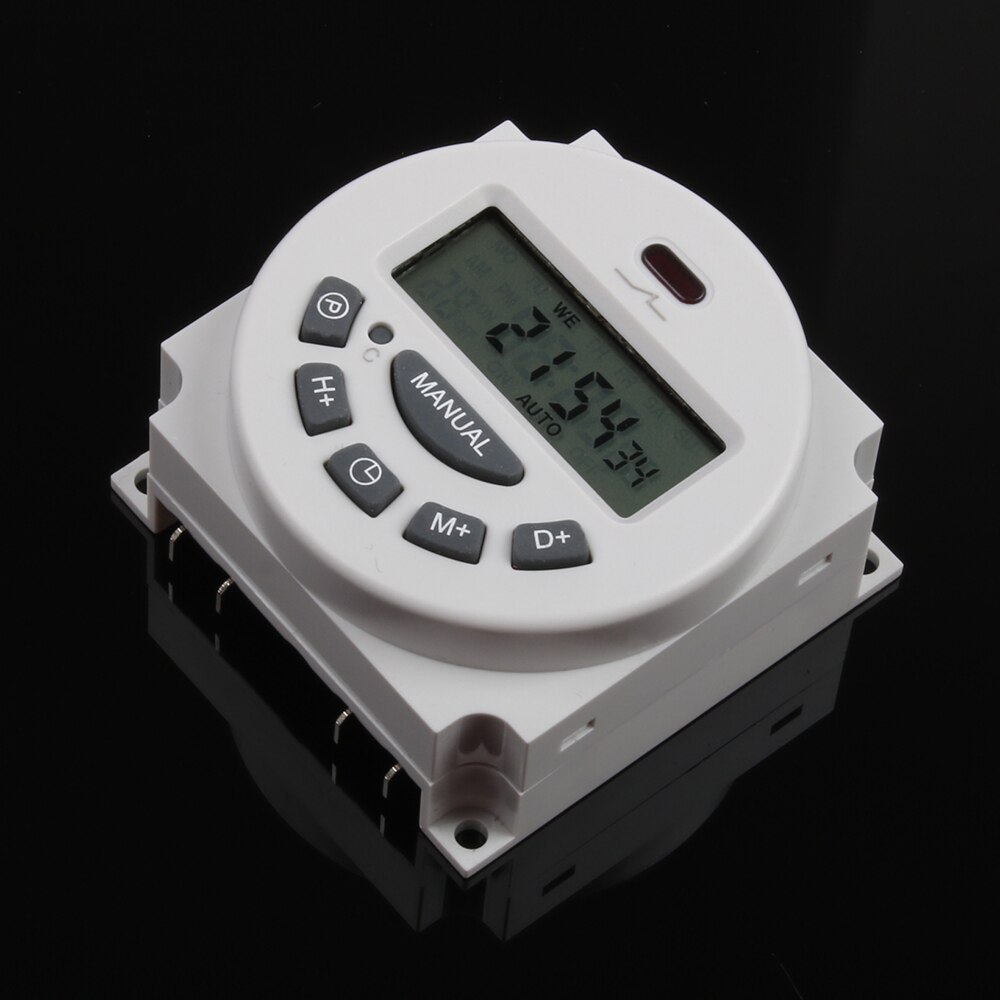 12V/24V/110V/220V Accurate Electronic Programmable Minutes Counter Mini Portable LCD Digital Kitchen Control Power Timer Switch