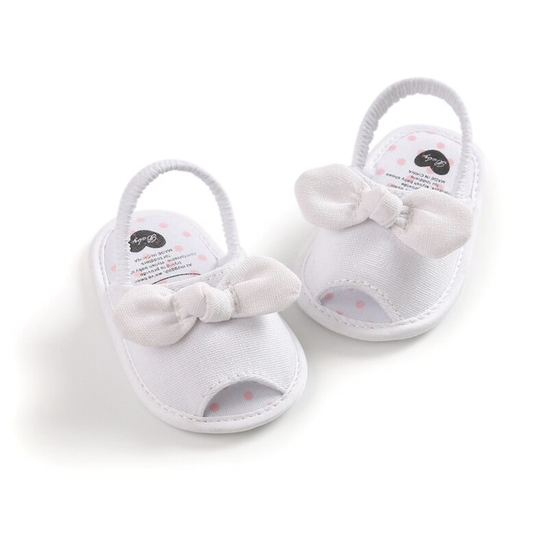 Zomer Baby Meisjes Ademende Anti-Slip Schoenen Vlinder-Knoop Patroon Sandalen Peuter Zachte Zolen Babyschoenen