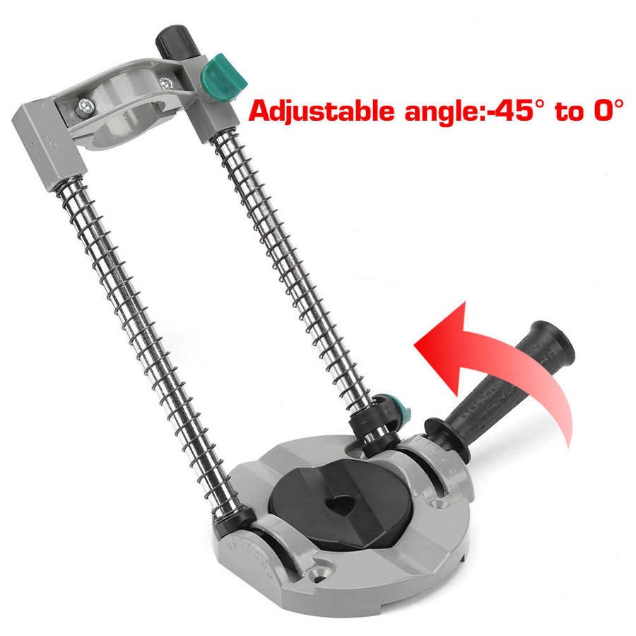 Adjustable Angle Drill Guide Stand Positioning Bracket for Electric Drill