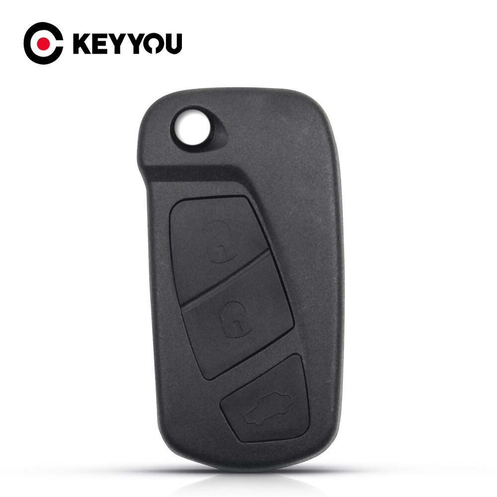 Keyyou Voor Ford Ka 3 Knoppen Afstandsbediening Folding Key Behuizing Case Houder Flip Auto Sleutel Shell Fob auto Accessoires