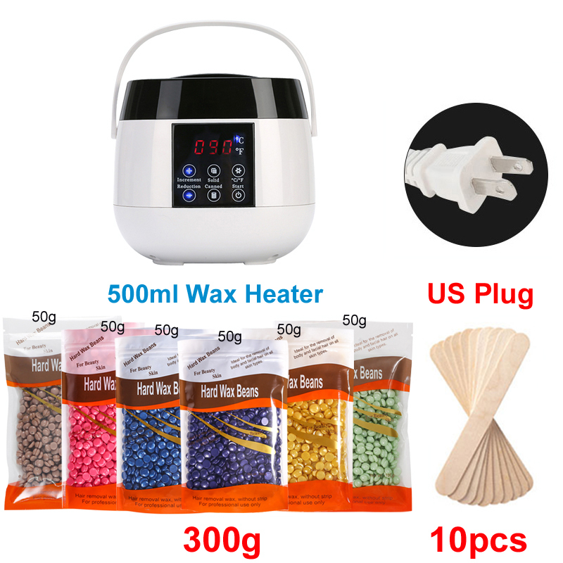 500 ml Wachs Heizung Maschine für Haar Entfernung Wachs-schmelzen Enthaarung Epilierer Maschine Wachsen Kit Paraffin Heizung Wachs Wärmer maschine: Orange