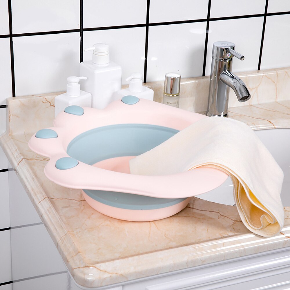 Eco Friendly Portable Folding Bucket Foldable Kitten claw washbasin Tourism Travel Outdoor Fishing Camping Car Wash Bucke