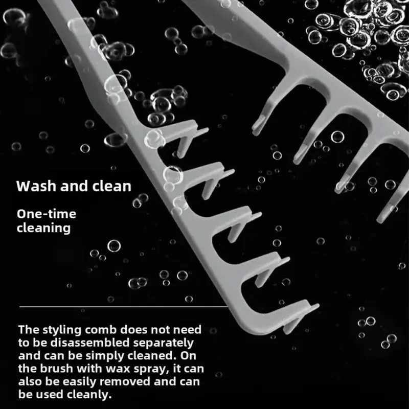 Volumizing Wide-Tooth Hair Styling Comb Curling Tools Fluffy Texture for Men Ideal for All Hair Types Hairstyling Tools