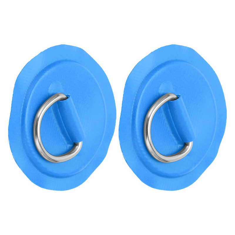 Boat Kayak D Ring Pad Patch PVC Inflatable Boat Raft Dinghy Canoe Surfboard Kayak Tie Down Fitting Surf Board Paddle Patch