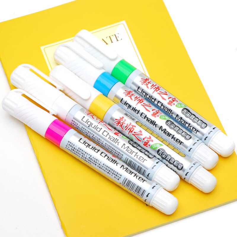 Erasable liquid chalk blackboard pen easy erasable white board pen dust-free environment-friendly