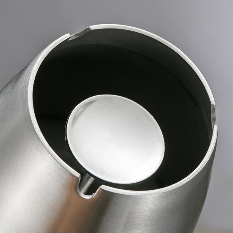 Zilver Rvs Telescopische Roterende Asbak Creatieve Bar Ktv Asbak Draagbare Winddicht Asbak