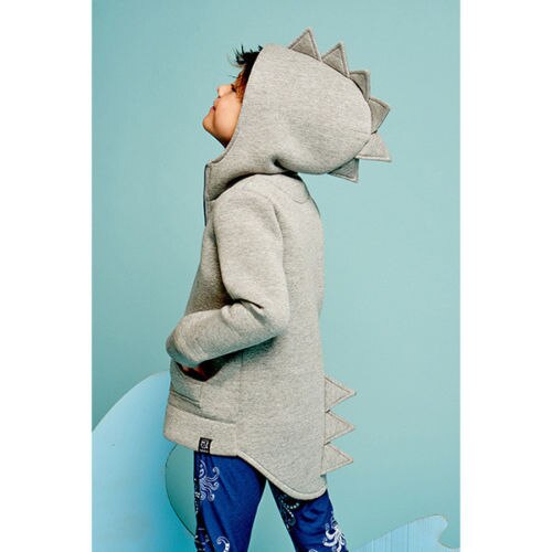 Automne hiver 1-7Y enfant en bas âge enfants bébé filles garçons manteau à manches longues mignon dinosaure animaux veste à capuche manteau d'extérieur