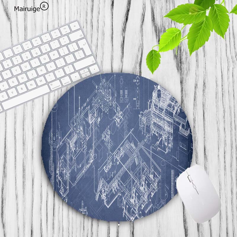 MRGBEST Technical Drawing Big Large LED RGB Lighting Gaming Mousepad XXL Gamer Mat Grande Mouse Pad for Keyboard Desk Mat Mause