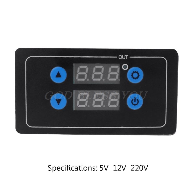 0.1S-999H Countdown Timer Programmeerbare Cyclus Controle Module Tijd Dalay Relais 5V/12V/220V Optioneel Voltage