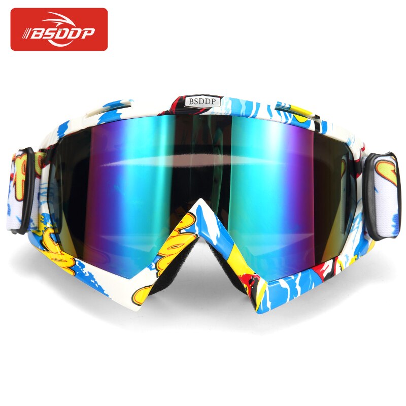 Bsddp merke motocross briller langrenn ski snowboard atv maske oculos gafas motocross motorsykkel hjelm mx briller briller: A5