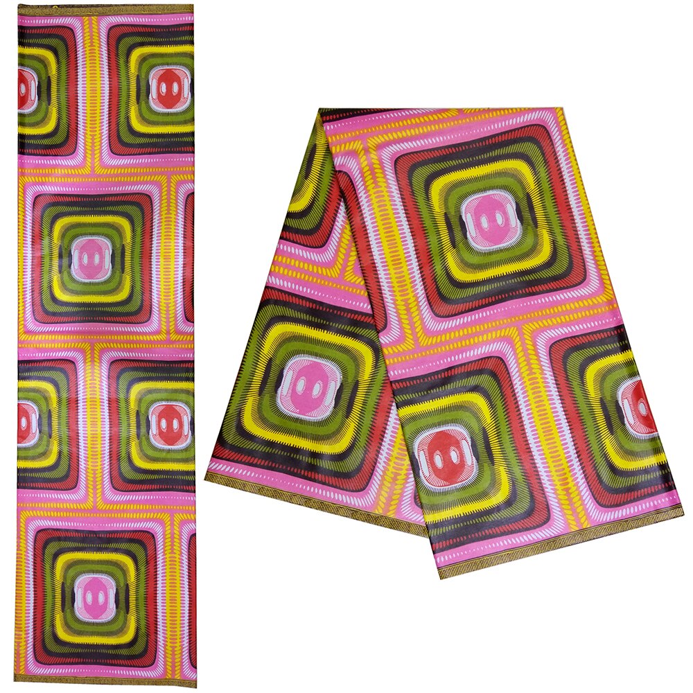 African Ankara Nigeria Sewing Material Pagne Tissu Veritable Wax Pattern Print Fabric African 100% Cotton Batik Fabric