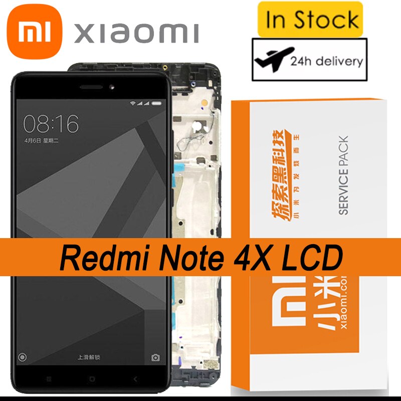 100% Original 5.5 &quot;IPS Display Für Xiaomi Redmi Hinweis 4 Globale Version LCD Touch Screen Digitizer Montage Ersatz Teile