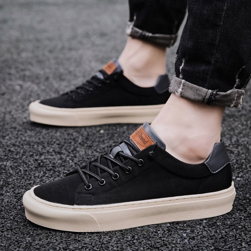 Klassisk stil män skateboard skor utomhus promenad jogging sneakers snörning atletiska skor män tenis zapatillas hombre