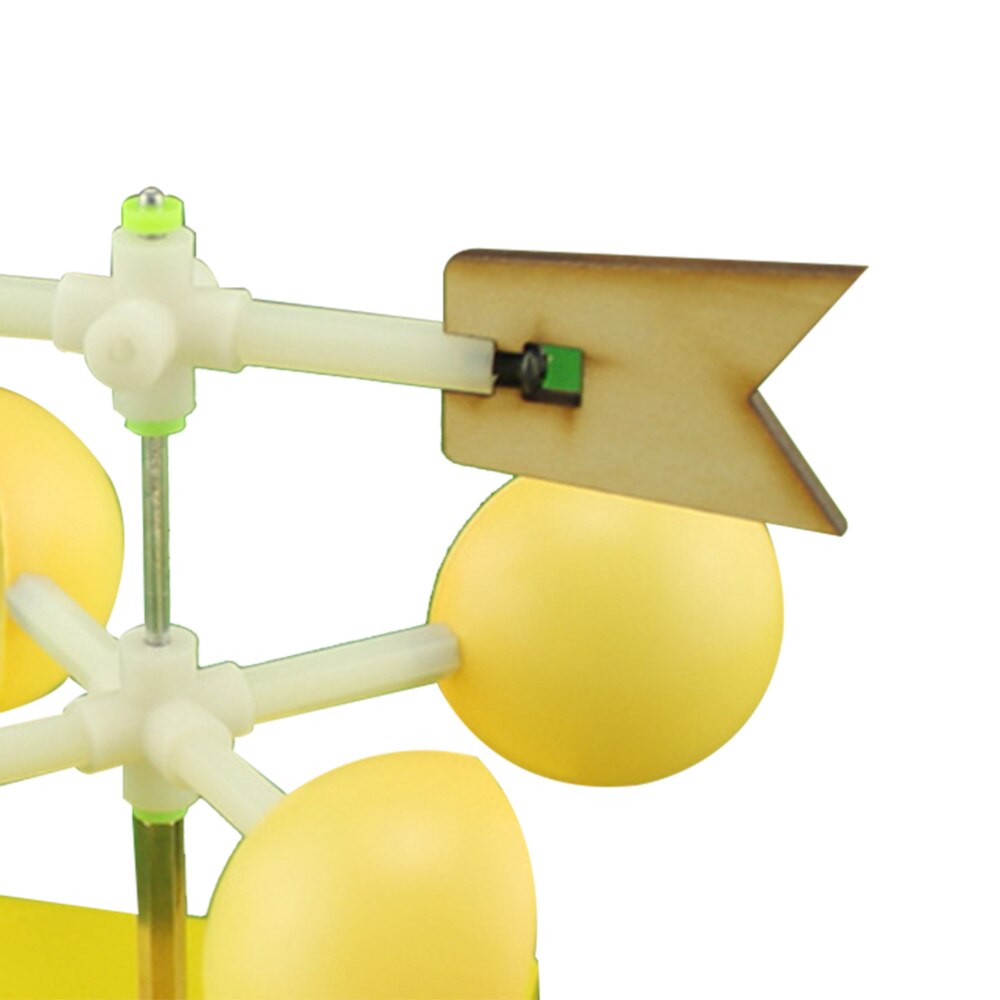 Vindflöjel modell experiment rolig montering vetenskaplig diy vindindikator pedagogisk leksak modell kit för barn