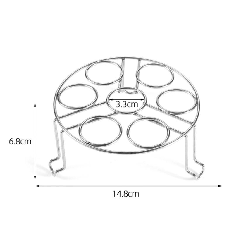 Stainless Steel Egg Steam Rack Steamer Shelf Stand Multi Function Steaming Tray for Electric Pressure Cooker: 3