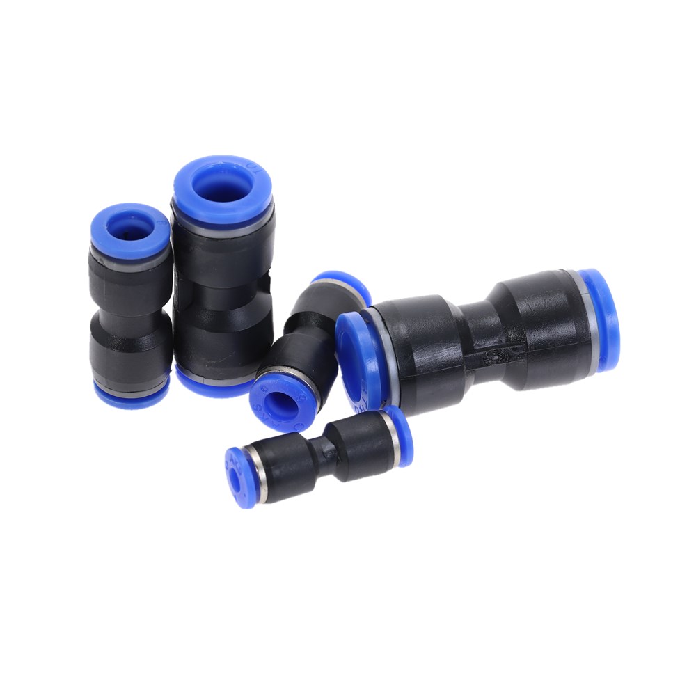 Pneumatische Fitting PU MOPS Serie 6mm 8mm bis 10mm 12mm Schlauch Anschluss Air Wasser Rohr Push-in Schlauch Schnell Couping