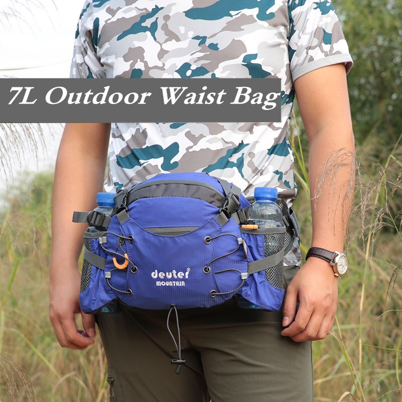 7L, conducción al aire libre, senderismo, hervidor, bolsa de cintura para hombres y mujeres, Camping, viajes, pesca, ocio, bolsa deportiva, impermeable, mochila resistente al desgaste