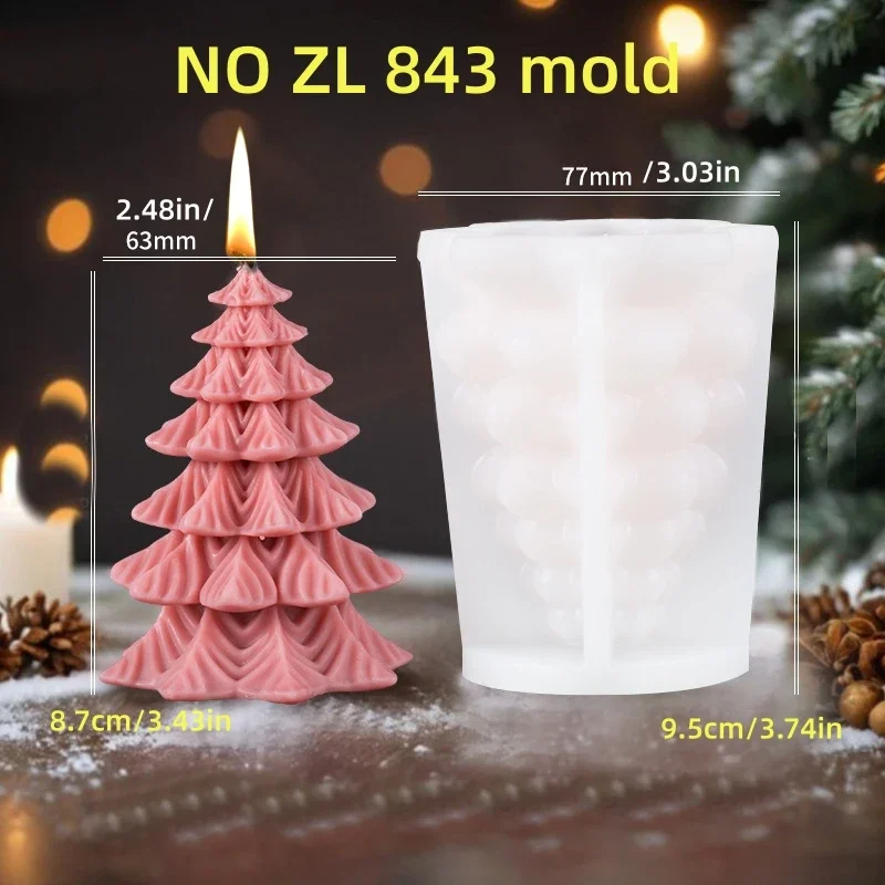 Stampo in silicone per candela cilindrica in rilievo di Babbo Natale, zucchero a bastone, stampi in gesso in resina cilindrica in rilievo di Babbo Natale, regalo di Natale: esercito verde