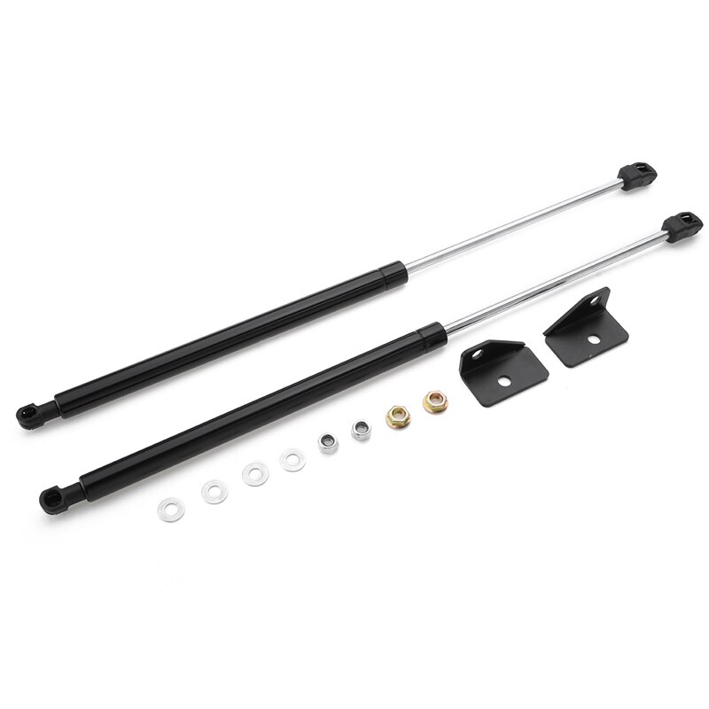 2 Stuks Zwart Motor Cover Hydraulische Ondersteuning Staaf Kolom Gas Lente Schokdemper Voor Moderne Kona Encino