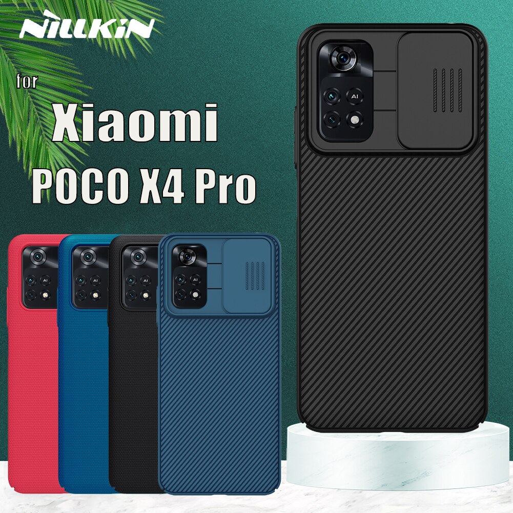 Nillkin Voor Xiaomi Poco X4 Pro 5G Case Camshield Beschermende Lens Camera Bescherming Back Cover Voor Xiaomi Poco X4 pro 5G Nfc