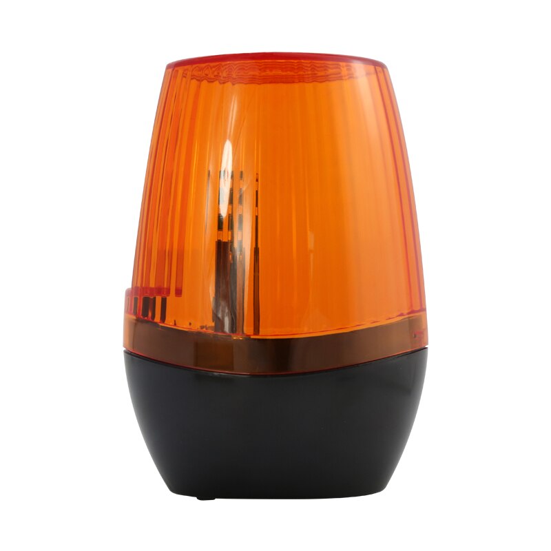 universell 12v 18v 24v 110v 220v ac/dc ledet lys automatisk garasje skyve / svingport åpner blinke alarm lampe blinke sikkerhet: butikk oransje lys
