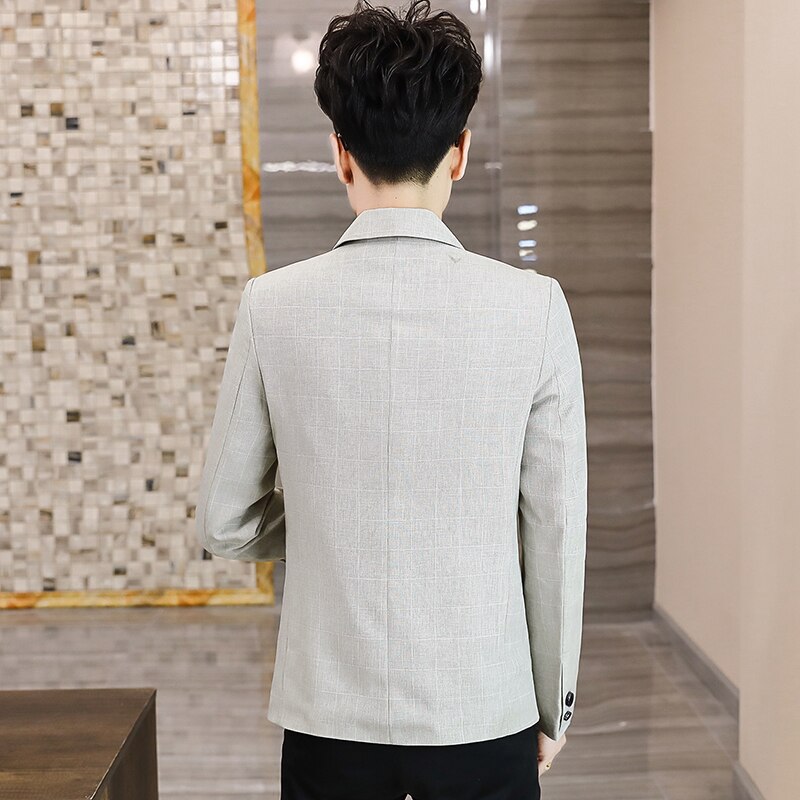 Men's casual small suit jacket Korean version slim student single suit business suit will be western men's clothing