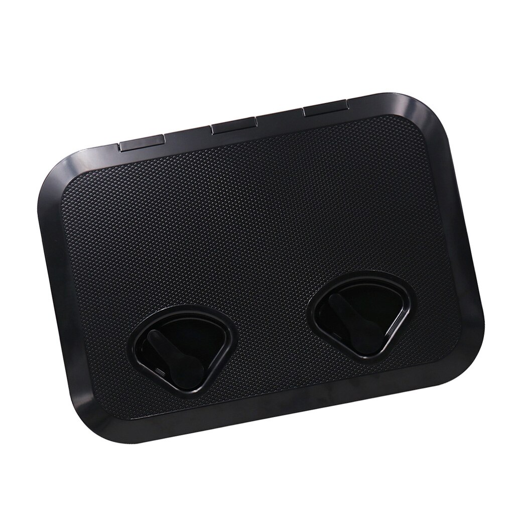 Black Inspection Access Plastic Hatch with Lid for Caravan / Boat /RV